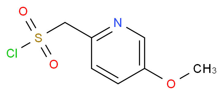 (5-METHOXYPYRIDIN-2-YL)METHANESULFONYL CHLORIDE_Molecular_structure_CAS_)