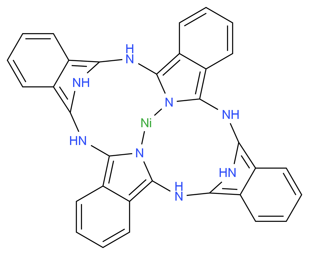 Nickel(II) phthalocyanine_Molecular_structure_CAS_14055-02-8)