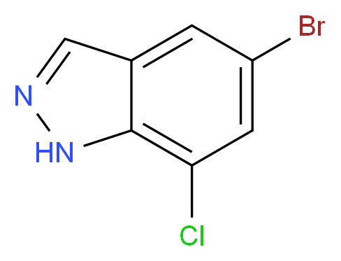 5-Bromo-7-chloro-1H-indazole_Molecular_structure_CAS_635712-44-6)