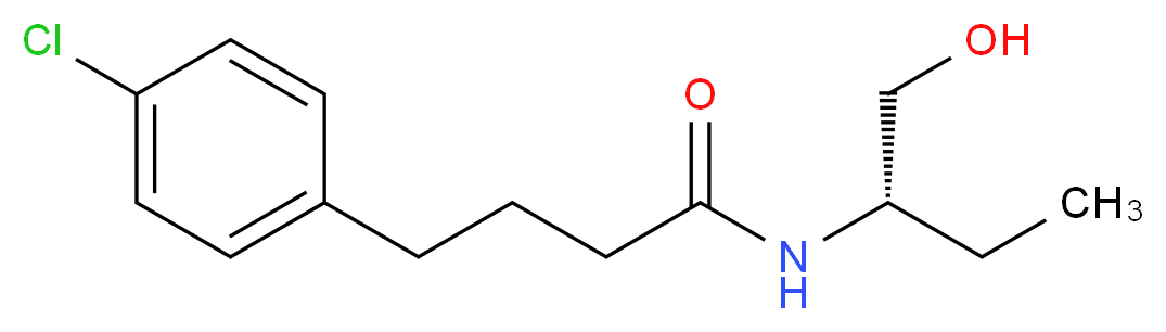 4-(4-chlorophenyl)-N-[(1S)-1-(hydroxymethyl)propyl]butanamide_Molecular_structure_CAS_)