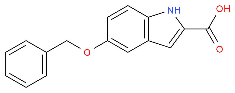 5-Benzyloxyindole-2-carboxylic acid_Molecular_structure_CAS_6640-09-1)