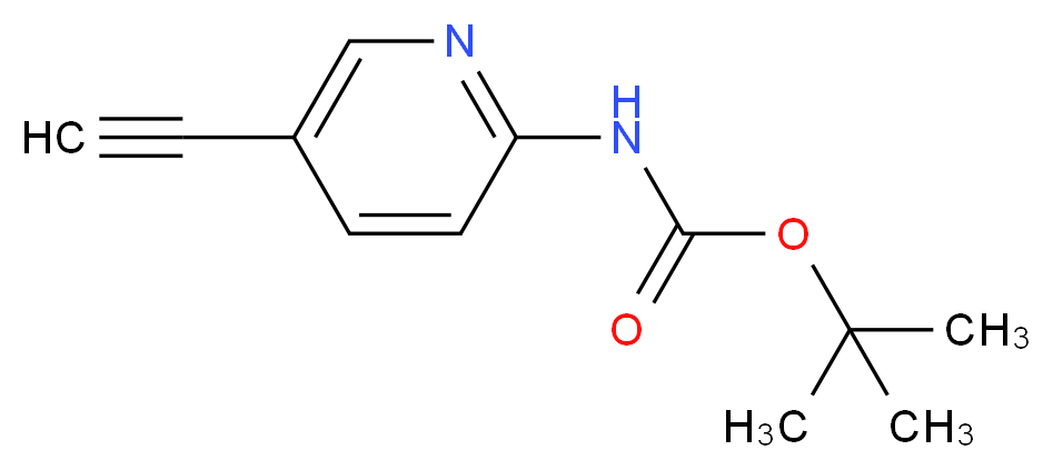 tert-butyl 5-ethynylpyridin-2-ylcarbamate_Molecular_structure_CAS_832698-01-8)