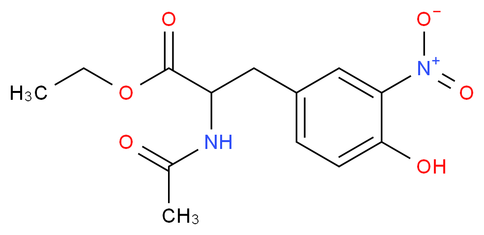 N-Acetyl-L-3-nitrotyrosine ethyl ester_Molecular_structure_CAS_40642-95-3)
