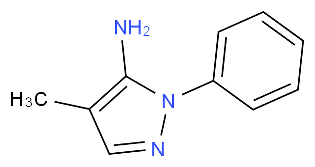 4-methyl-1-phenyl-1H-pyrazol-5-amine_Molecular_structure_CAS_)