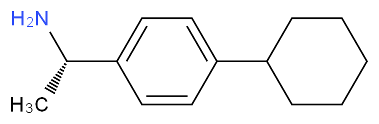 (1S)-1-(4-cyclohexylphenyl)ethanamine_Molecular_structure_CAS_)