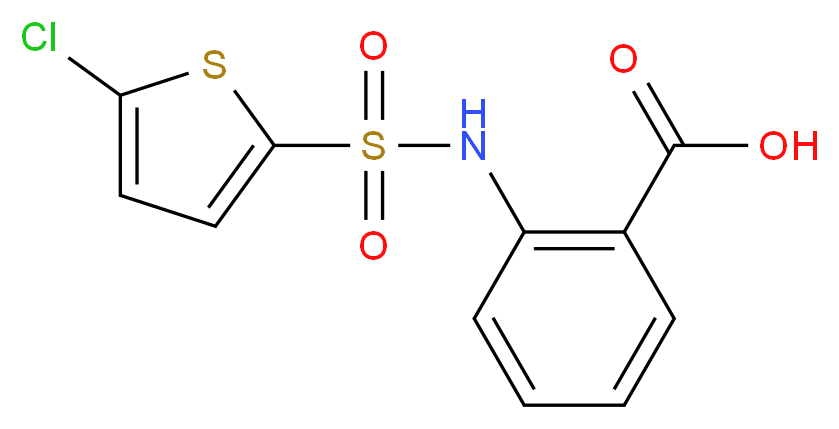 2-(5-Chloro-thiophene-2-sulfonylamino)-benzoic acid_Molecular_structure_CAS_)