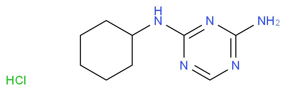 2-AMINO-4-CYCLOHEXYLAMINO-1,3,5-TRIAZINE HYDROCHLORIDE_Molecular_structure_CAS_645-20-5)