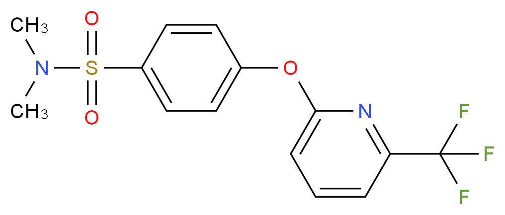 N,N-Dimethyl-4-{[6-(trifluoromethyl)pyridin-2-yl]oxy}benzenesulphonamide_Molecular_structure_CAS_)