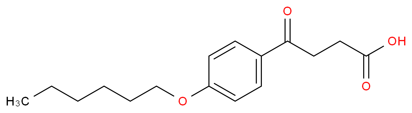 4-[4-(hexyloxy)phenyl]-4-oxobutanoic acid_Molecular_structure_CAS_64779-14-2)