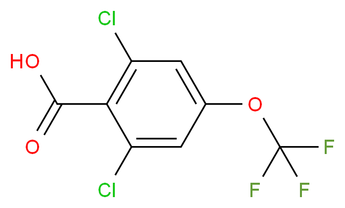 2,6-Dichloro-4-(trifluoromethoxy)benzoic acid_Molecular_structure_CAS_886502-90-5)