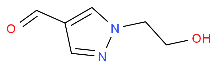 1-(2-Hydroxyethyl)-1H-pyrazole-4-carbaldehyde_Molecular_structure_CAS_1082065-98-2)