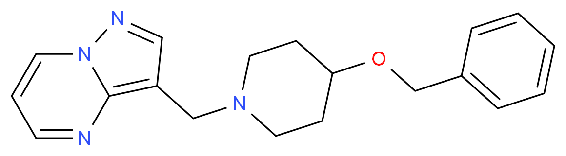 3-{[4-(benzyloxy)piperidin-1-yl]methyl}pyrazolo[1,5-a]pyrimidine_Molecular_structure_CAS_)