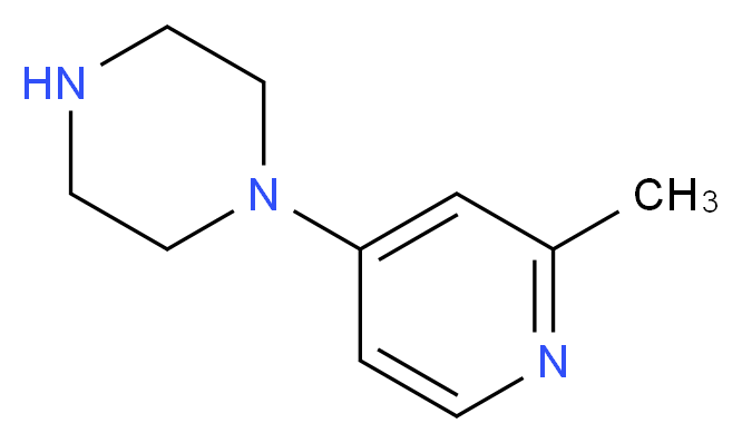 1-(2-methyl-4-pyridinyl)piperazine_Molecular_structure_CAS_)