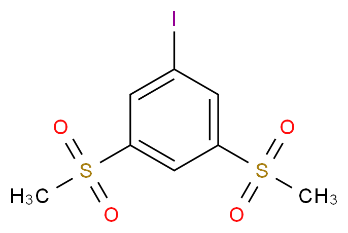 1-Iodo-3,5-bis(methylsulphonyl)benzene_Molecular_structure_CAS_)