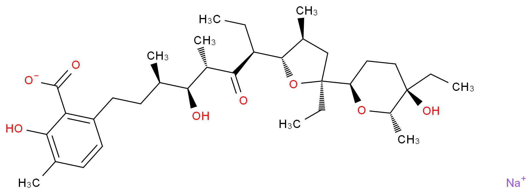 Lasalocid A Sodium Salt (Solution in acetonitrile 0.2mg/2ml)_Molecular_structure_CAS_25999-20-6)