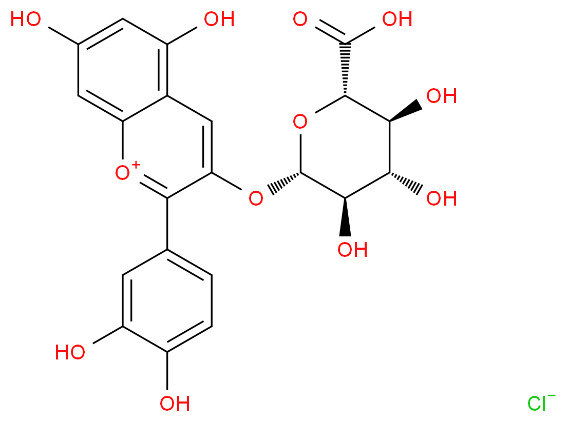 Cyanidin 3-O-β-D-Glucuronide_Molecular_structure_CAS_683208-13-1)