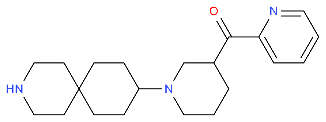 [1-(3-azaspiro[5.5]undec-9-yl)piperidin-3-yl](pyridin-2-yl)methanone_Molecular_structure_CAS_)