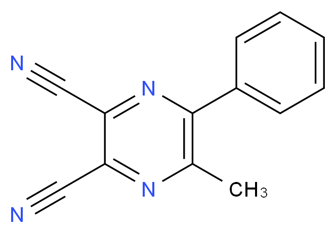 2,3-Dicyano-6-methyl-5-phenylpyrazine_Molecular_structure_CAS_52109-67-8)