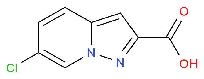 6-Chloropyrazolo[1,5-a]pyridine-2-carboxylic acid_Molecular_structure_CAS_876379-75-8)