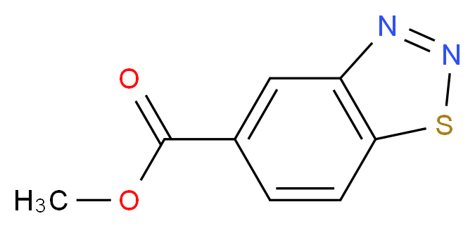 Methyl 1,2,3-benzothiadiazole-5-carboxylate_Molecular_structure_CAS_23616-15-1)