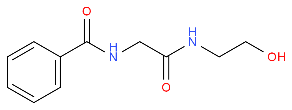 N-{2-[(2-Hydroxyethyl)amino]-2-oxoethyl}benzenecarboxamide_Molecular_structure_CAS_72085-01-9)