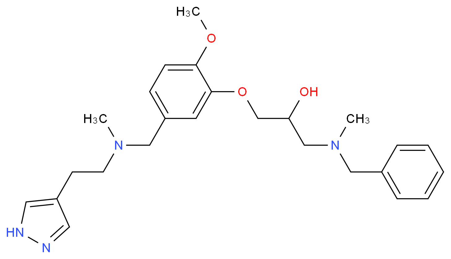 1-[benzyl(methyl)amino]-3-[2-methoxy-5-({methyl[2-(1H-pyrazol-4-yl)ethyl]amino}methyl)phenoxy]-2-propanol_Molecular_structure_CAS_)