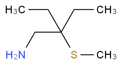 3-(aminomethyl)-3-(methylsulfanyl)pentane_Molecular_structure_CAS_)