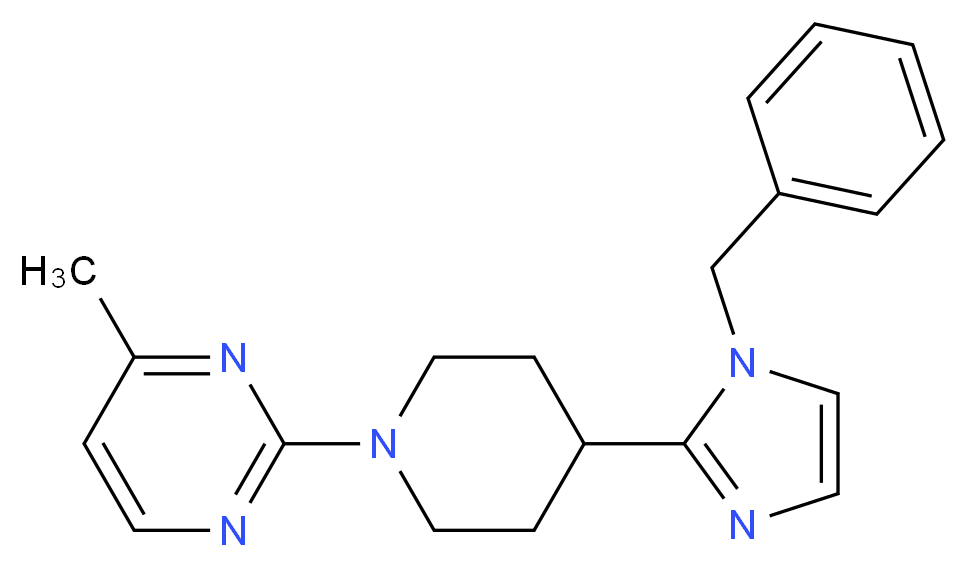 2-[4-(1-benzyl-1H-imidazol-2-yl)piperidin-1-yl]-4-methylpyrimidine_Molecular_structure_CAS_)