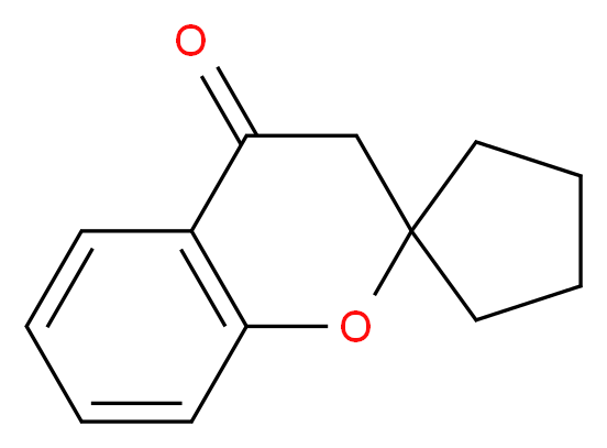 3,4-dihydrospiro[1-benzopyran-2,1'-cyclopentane]-4-one_Molecular_structure_CAS_)