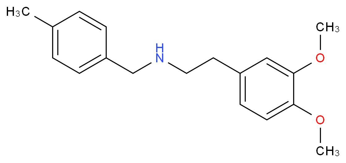 2-(3,4-dimethoxyphenyl)-N-(4-methylbenzyl)ethanamine_Molecular_structure_CAS_418789-66-9)