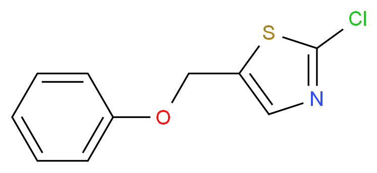 (2-Chloro-1,3-thiazol-5-yl)methyl phenyl ether_Molecular_structure_CAS_)