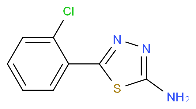 5-(2-chlorophenyl)-1,3,4-thiadiazol-2-amine_Molecular_structure_CAS_)