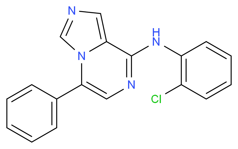 N-(2-chlorophenyl)-5-phenylimidazo[1,5-a]pyrazin-8-amine_Molecular_structure_CAS_)