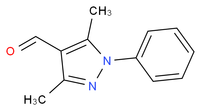 3,5-Dimethyl-1-phenyl-1H-pyrazole-4-carbaldehyde_Molecular_structure_CAS_)