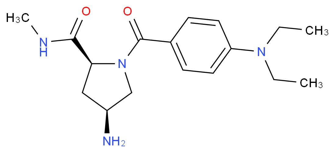 (4S)-4-amino-1-[4-(diethylamino)benzoyl]-N-methyl-L-prolinamide_Molecular_structure_CAS_)