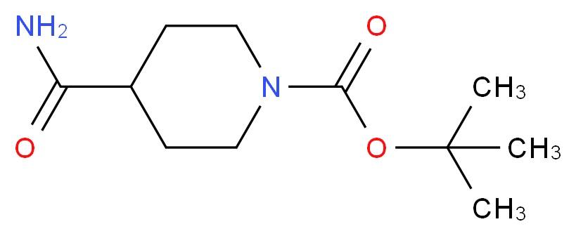 tert-butyl 4-carbamoylpiperidine-1-carboxylate_Molecular_structure_CAS_)