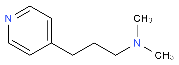 N1,N1-dimethyl-3-(4-pyridyl)propan-1-amine_Molecular_structure_CAS_64262-19-7)