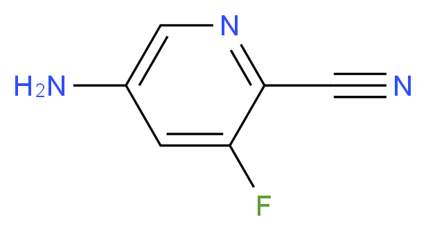 5-Amino-3-fluoropyridine-2-carbonitrile_Molecular_structure_CAS_573763-07-2)