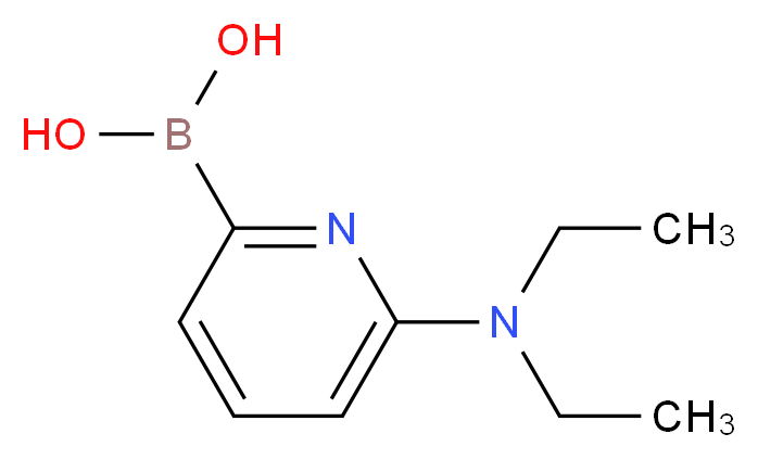 6-(DIETHYLAMINO)PYRIDINE-2-BORONIC ACID_Molecular_structure_CAS_)