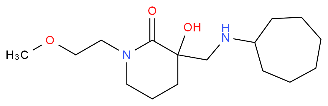 3-[(cycloheptylamino)methyl]-3-hydroxy-1-(2-methoxyethyl)-2-piperidinone_Molecular_structure_CAS_)