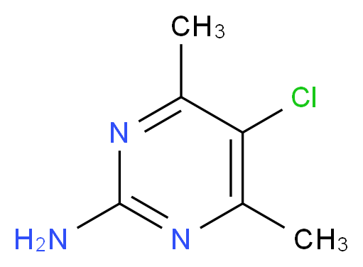 5-CHLORO-4,6-DIMETHYLPYRIMIDIN-2-AMINE_Molecular_structure_CAS_7749-61-3)