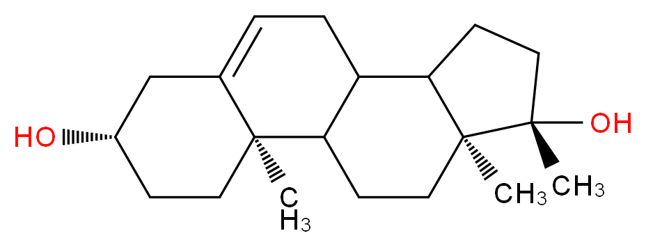 (3S,10R,13S,17S)-10,13,17-trimethyl-2,3,4,7,8,9,10,11,12,13,14,15,16,17-tetradecahydro-1H-cyclopenta[a]phenanthrene-3,17-diol_Molecular_structure_CAS_)