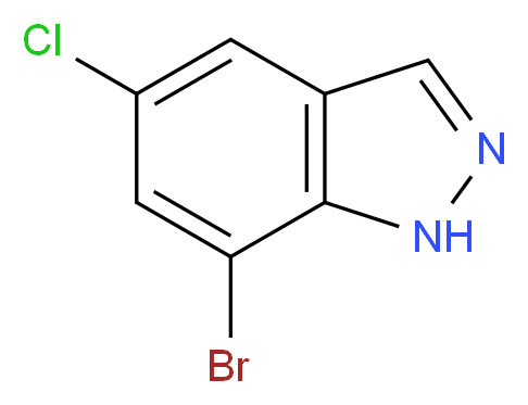 7-Bromo-5-chloro-1H-indazole 97%_Molecular_structure_CAS_875305-86-5)