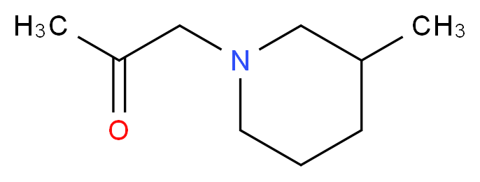 1-(3-Methylpiperidin-1-yl)acetone_Molecular_structure_CAS_856286-98-1)