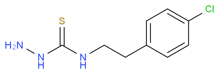 N-[2-(4-chlorophenyl)ethyl]hydrazinecarbothioamide_Molecular_structure_CAS_)