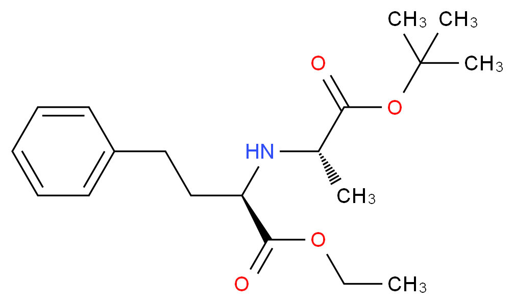 N-[1-(R)-Ethyloxycarbonyl-3-phenylpropyl]-L-alanine tert-Butyl Ester_Molecular_structure_CAS_80828-28-0)