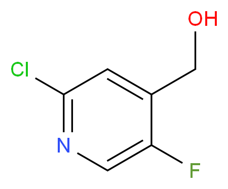 (2-Chloro-5-fluoropyridin-4-yl)methanol_Molecular_structure_CAS_884494-86-4)