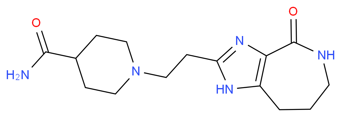 1-[2-(4-oxo-1,4,5,6,7,8-hexahydroimidazo[4,5-c]azepin-2-yl)ethyl]piperidine-4-carboxamide_Molecular_structure_CAS_)