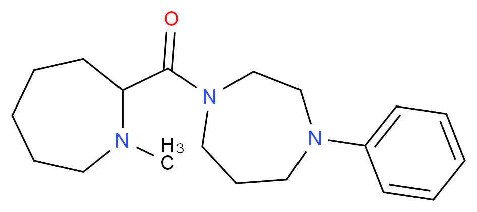 1-[(1-methyl-2-azepanyl)carbonyl]-4-phenyl-1,4-diazepane_Molecular_structure_CAS_)