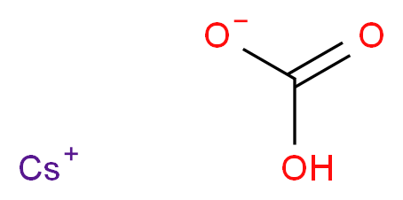 Caesium bicarbonate_Molecular_structure_CAS_15519-28-5)